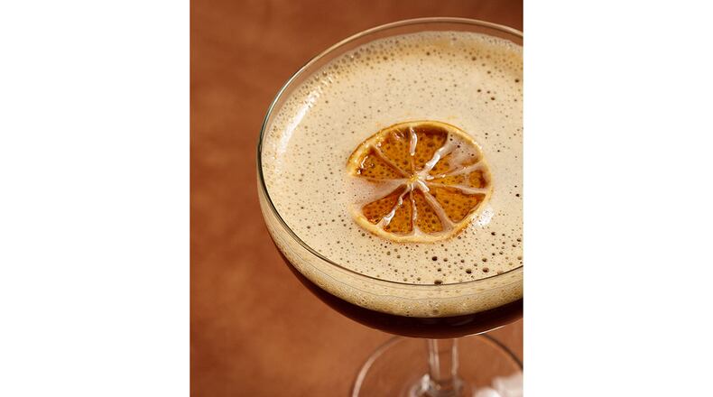 Earthy, peachy, with a little bit of warmth from spice, Falling Rabbit's De Peche Mode is an Autumnal fashioned sipper.
(Courtesy of Babs Woods)