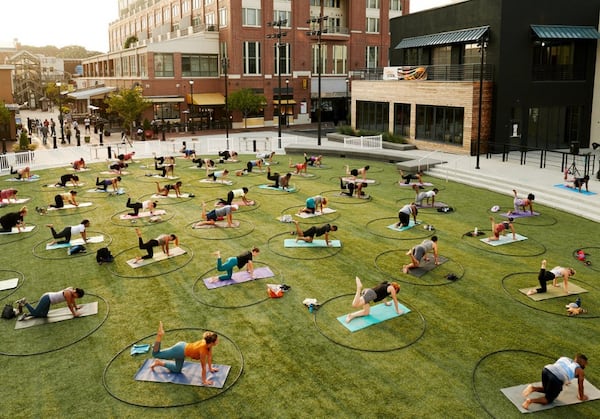 Atlantic Station is the site of free Wellness Wednesdays from 6:30-7:30 p.m. through Sept. 28. (Courtesy of Atlantic Station)