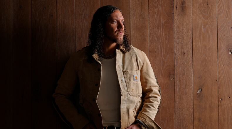 Brandon Lake poses for a portrait Tuesday, Nov. 18, 2025, in Nashville, Tenn. (AP Photo/George Walker IV)