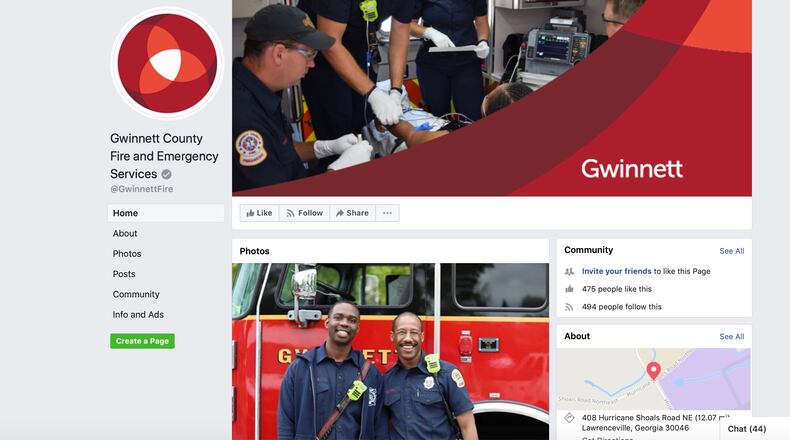 Gwinnett launches additional social media accounts to help keep the public informed. (Courtesy Gwinnett Fire and Emergency Services)