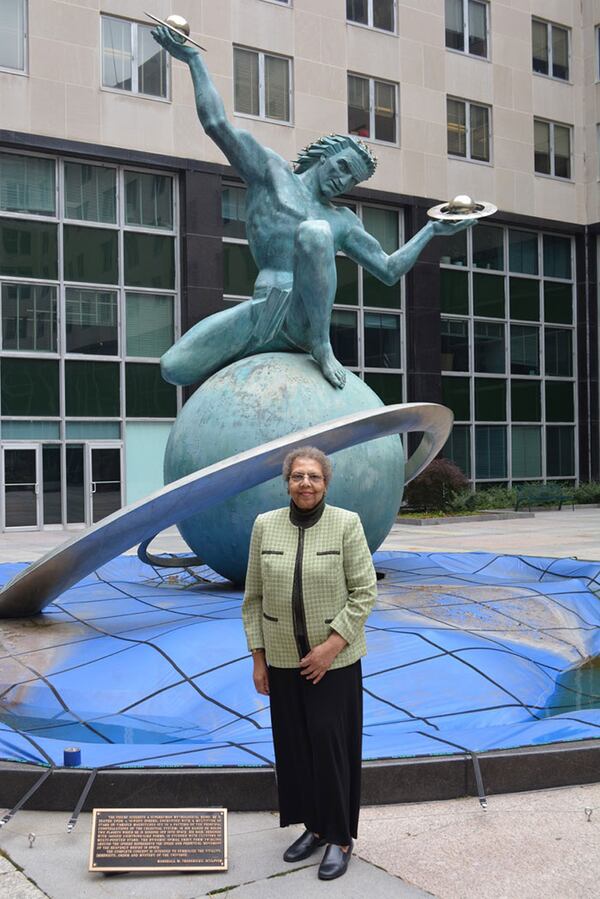 Ambassador Ruth A. Davis, an Atlanta native and a Spelman graduate, had a 40-year career n the Foreign Service. She is seen here at the U.S. State Department in Washington, D.C., in a photo from 2016. Photo: AFSA / Allan Saunders