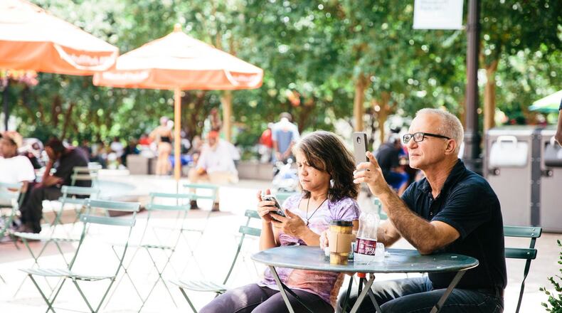 Georgia’s Own Credit Union announced it will provide free wi-fi in Woodruff Park for a second year. Approximately 1,000 people use the park’s Internet service each month. CONTRIBUTED