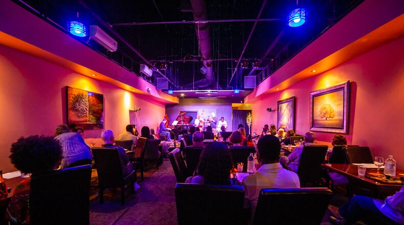 A view of the intimate jazz club the Velvet Note in Alpharetta. Courtesy of Tamara Fuller
