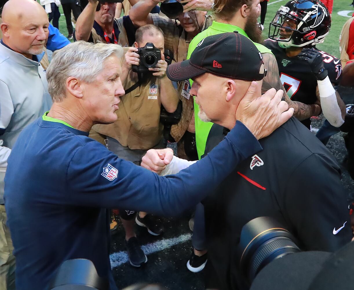 Photos: Falcons drop sixth straight in loss to Seahawks