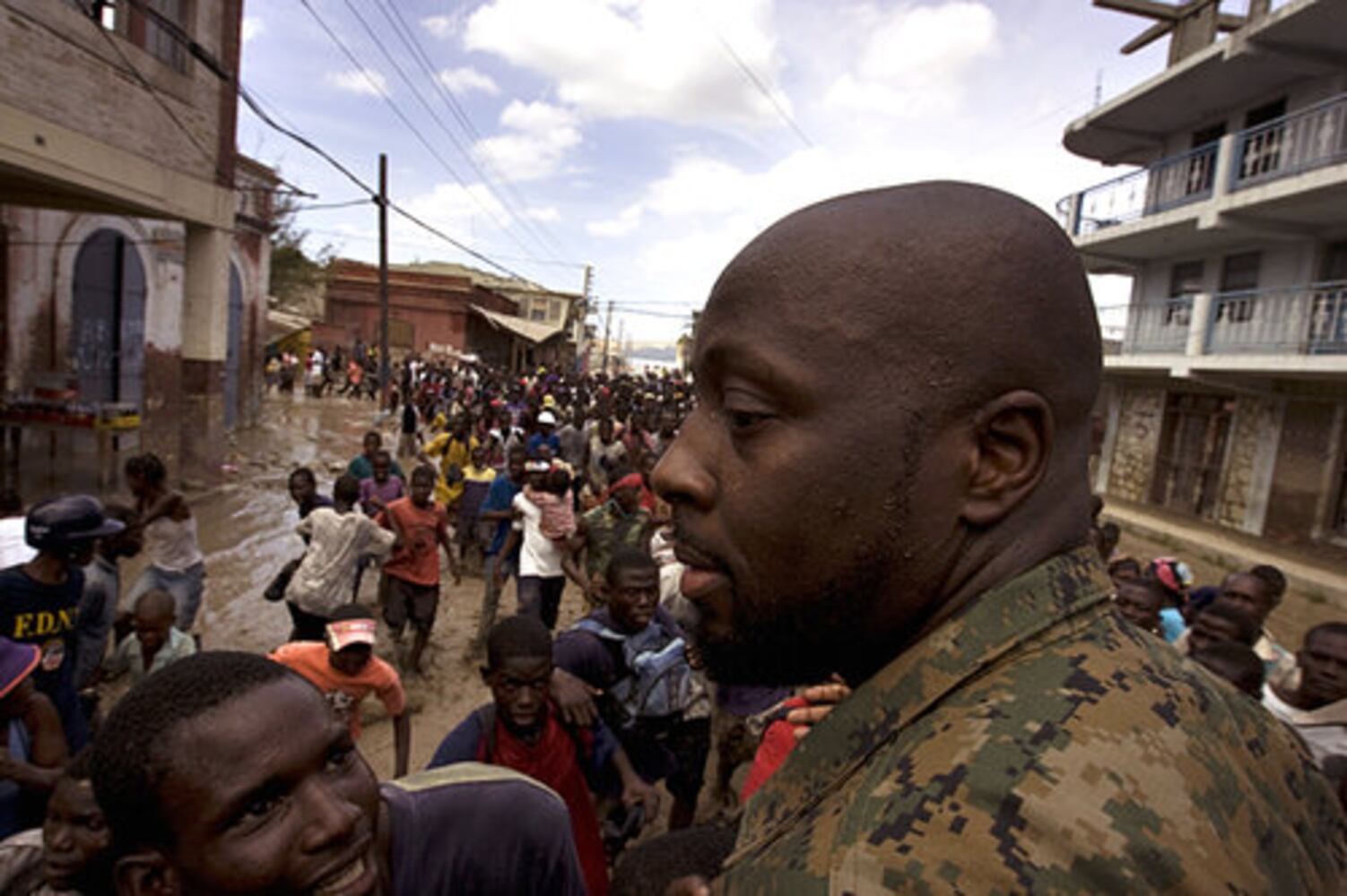 Matt Damon, Wyclef Jean help Haiti