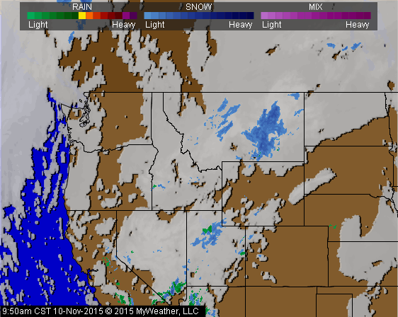 Northwest Satellite/Radar Loop