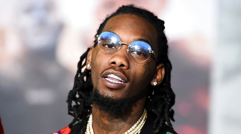 Offset posted bail after he was arrested on two felony gun charges after he and his bodyguard were pulled over outside of Atlanta. (Photo by Jordan Strauss/Invision/AP, File)