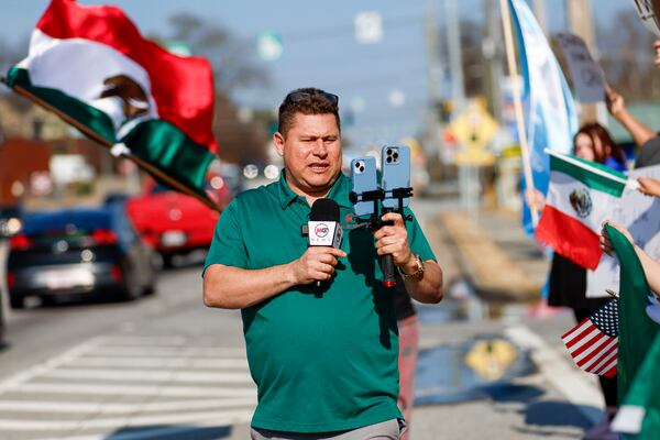 Mario Guevara was an Atlanta-based reporter before being deported to El Salvador last month. (Miguel Martinez/AJC)