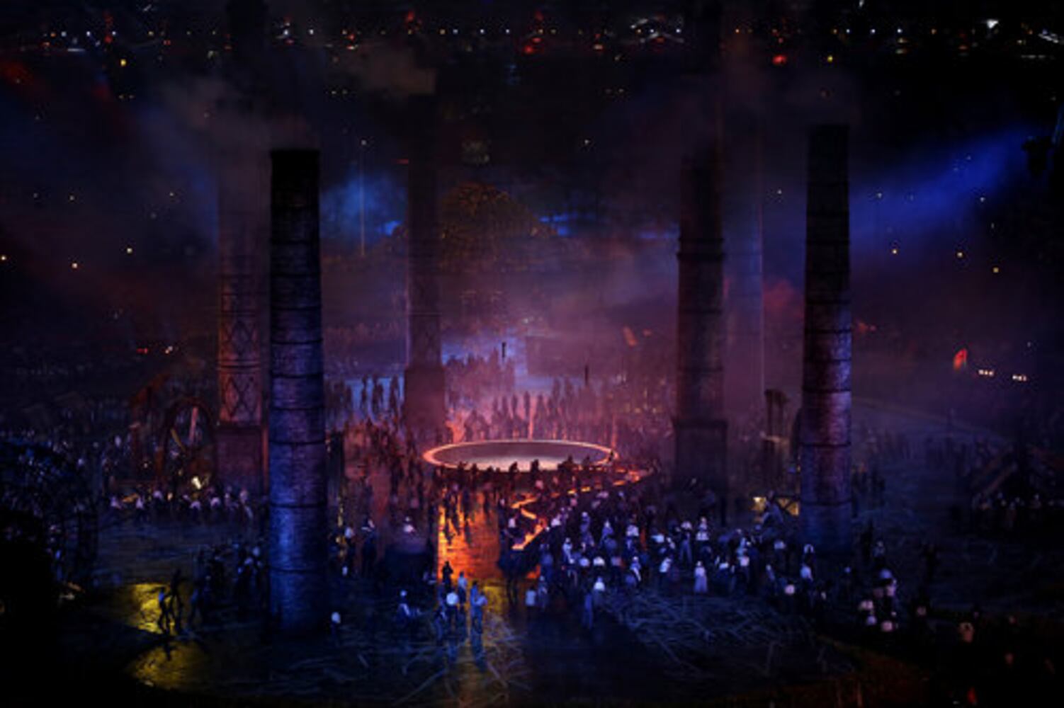 Opening ceremonies at the 2012 London Olympics