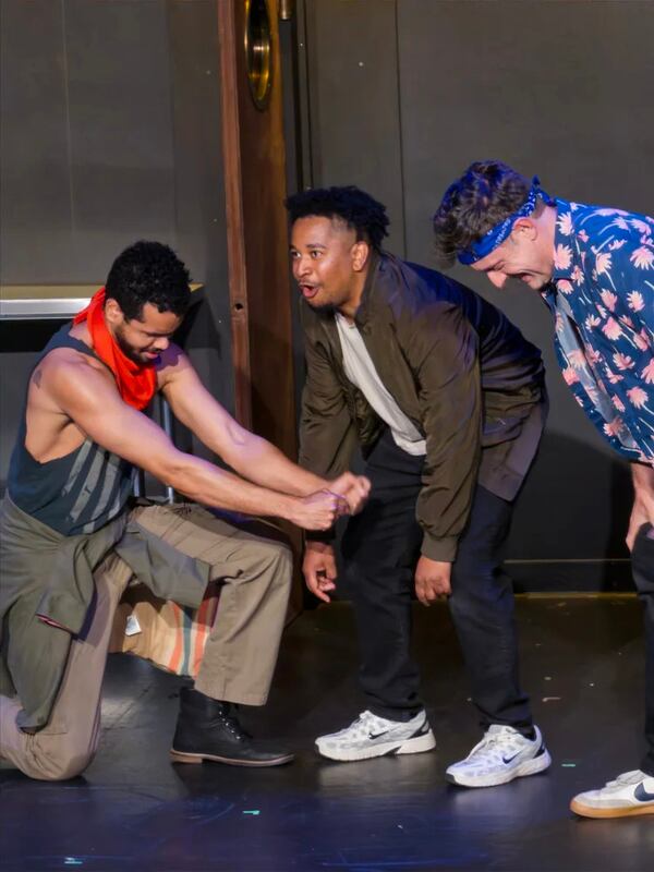 Improvisers at Dad’s Garage create their version of a blockbuster action movie on Fridays, May 22 and 29. (Photo courtesy of Dad’s Garage/Zachary Bromberg)