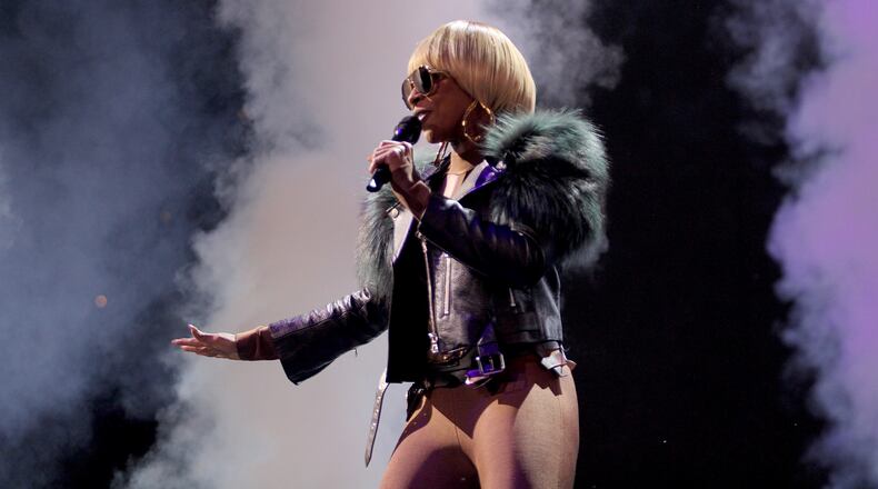 Mary J. Blige brought her usual frankness to the stage. (Akili-Casundria Ramsess/Special to the AJC)