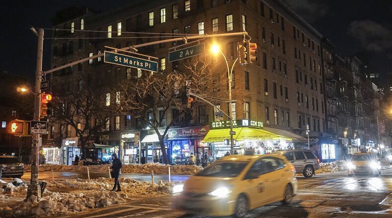 Gem Spa, the yellow-awninged newsstand on the corner of St. Marks Place and 2nd Avenue, has been around since the 1920s and is the place where the famous New York egg creams were invented. It is open 24 hours a day. (Laurie Hertzel/Minneapolis Star Tribune/TNS)
