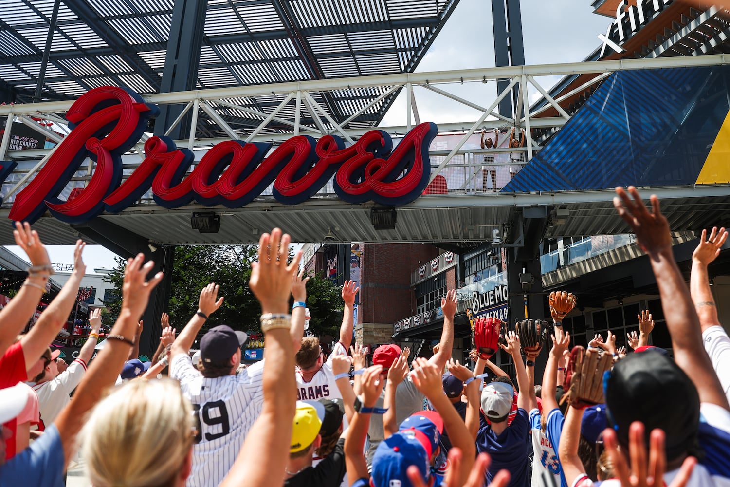 PHOTOS: Atlanta area All-Star fans fill The Battery