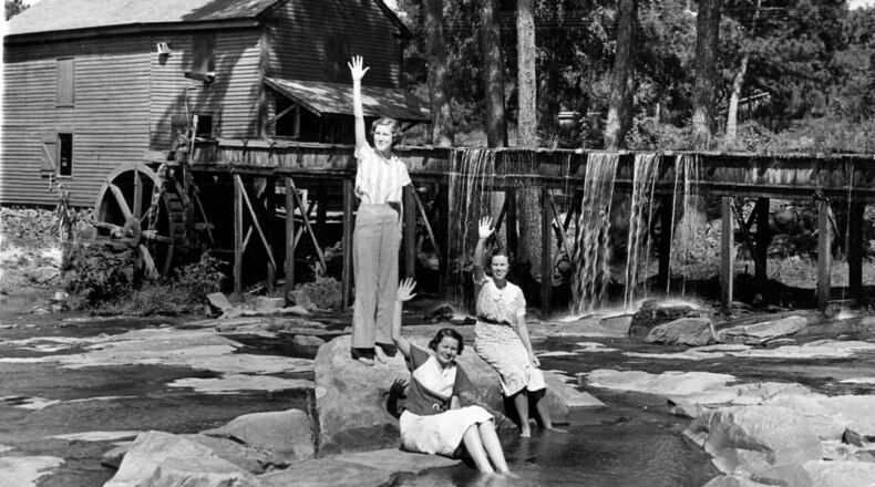 Indian Springs State Park in 1935. AJC file photo.