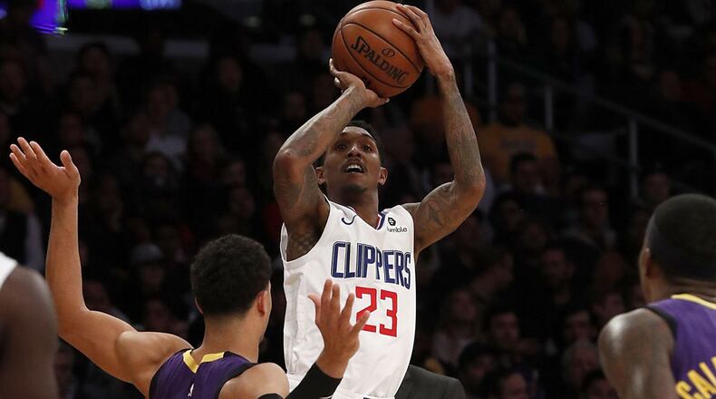 Los Angeles Clippers guard Lou Williams has admitted to being at an Atlanta strip club last week, departing from the NBA’s much-publicized coronavirus “bubble.” (Luis Sinco/Los Angeles Times/TNS)