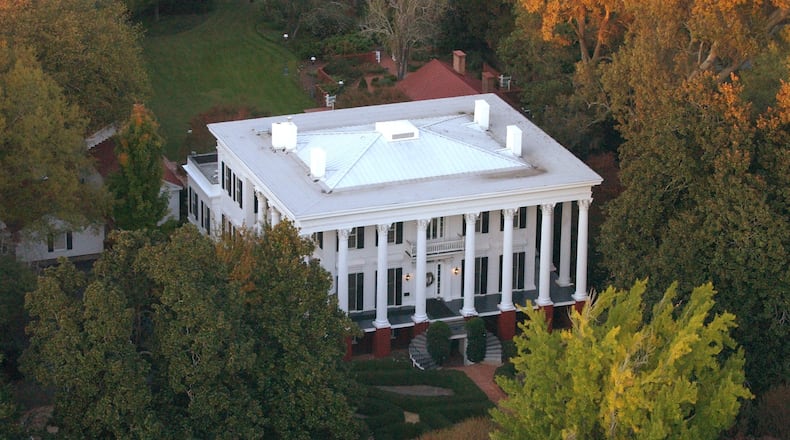 The University of Georgia's President's House on Prince Avenue is shwon in this photograph from 2003. The home has been listed for sale for $5.12 million. (BITA HONARVAR/AJC FILE PHOTO)
