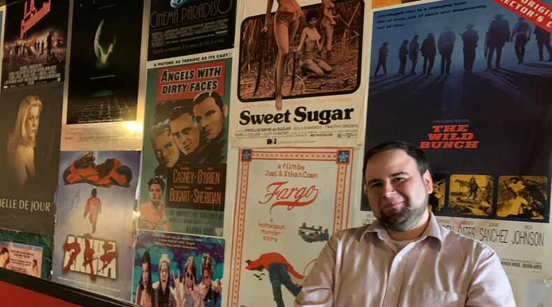 Christopher Escobar, owner of the Plaza Theatre, is behind the efforts to reopen Tara Cinema. (Rodney Ho/rho@ajc.com)