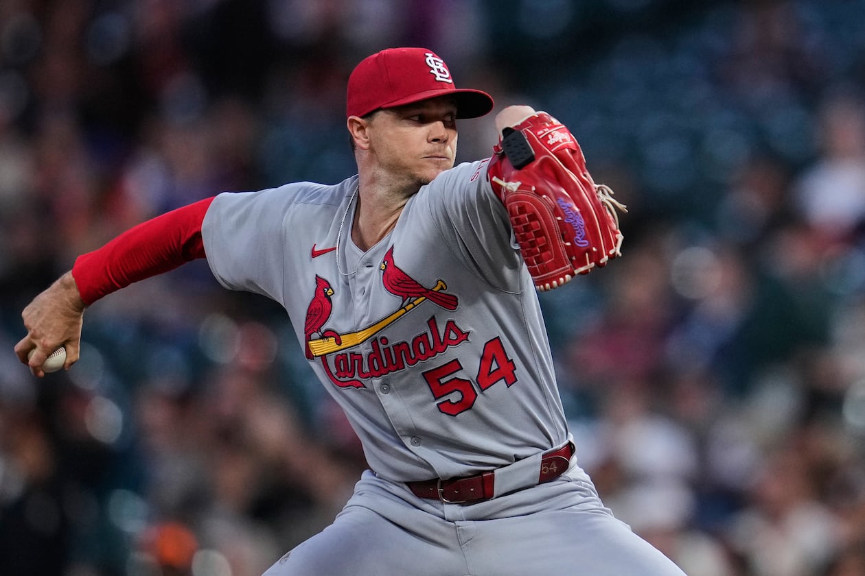 St. Louis Cardinals' Sonny Gray pitches to a San Francisco Giants batter during the first inning of a baseball game, Sept. 24, 2025, in San Francisco. (Godofredo A. Vásquez/AP, file)