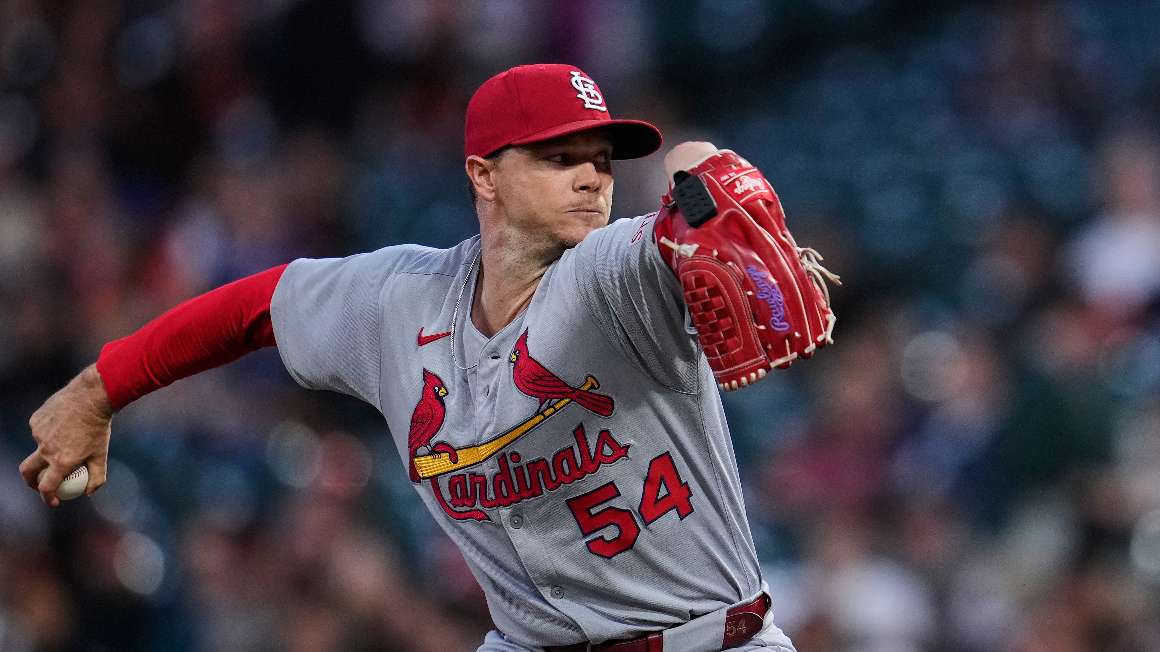 FILE - St. Louis Cardinals' Sonny Gray pitches to a San Francisco Giants batter during the first inning of a baseball game, Sept. 24, 2025, in San Francisco. (AP Photo/Godofredo A. Vásquez, file)