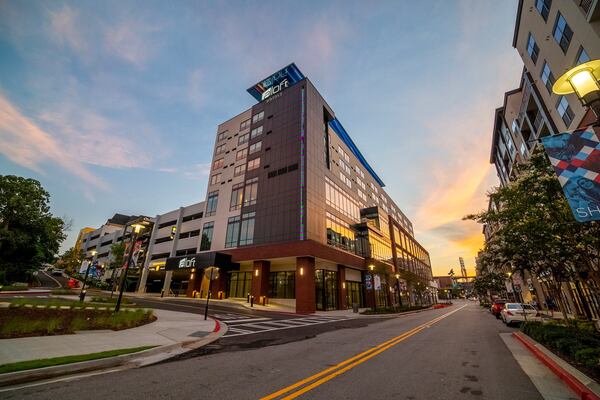 Last month, a large group of teens gathered at the Battery near the Aloft Atlanta hotel, leading to 17 arrests. (Courtesy of The Battery Atlanta)