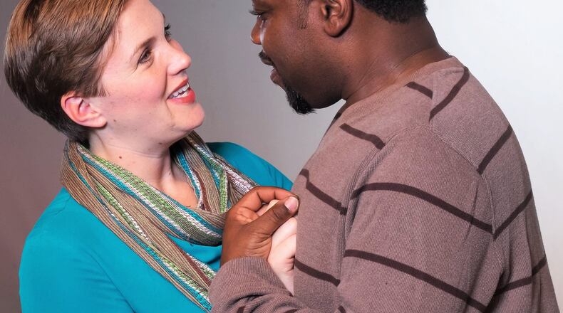 Bethany Irby and Enoch King appear in Horizon Theatre’s “Constellations.” CONTRIBUTED BY BRITT ELSE
