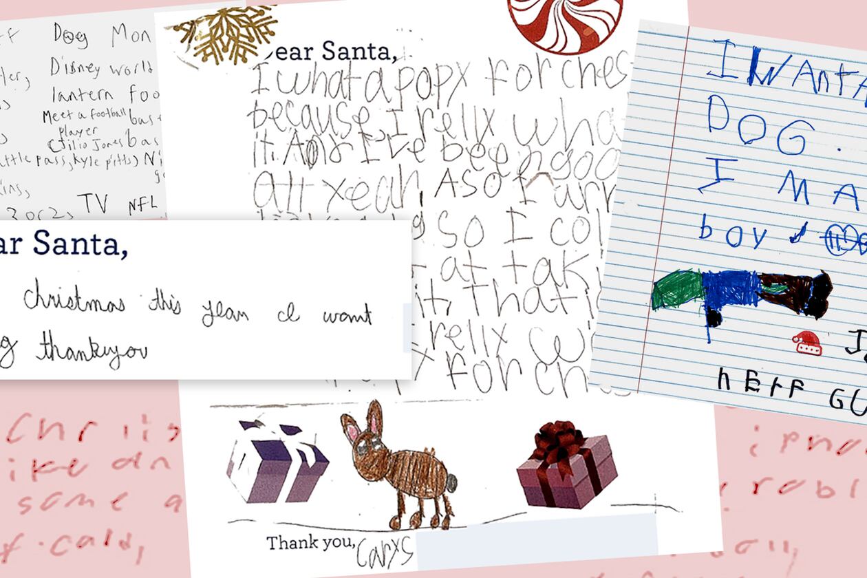These letters from the US Postal Service's Operation Santa website reveal what many children across Georgia with for Christmas from Santa Claus. (USPS)