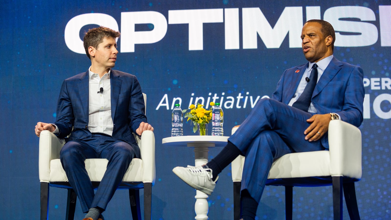 John Hope Bryant with Sam Altman
