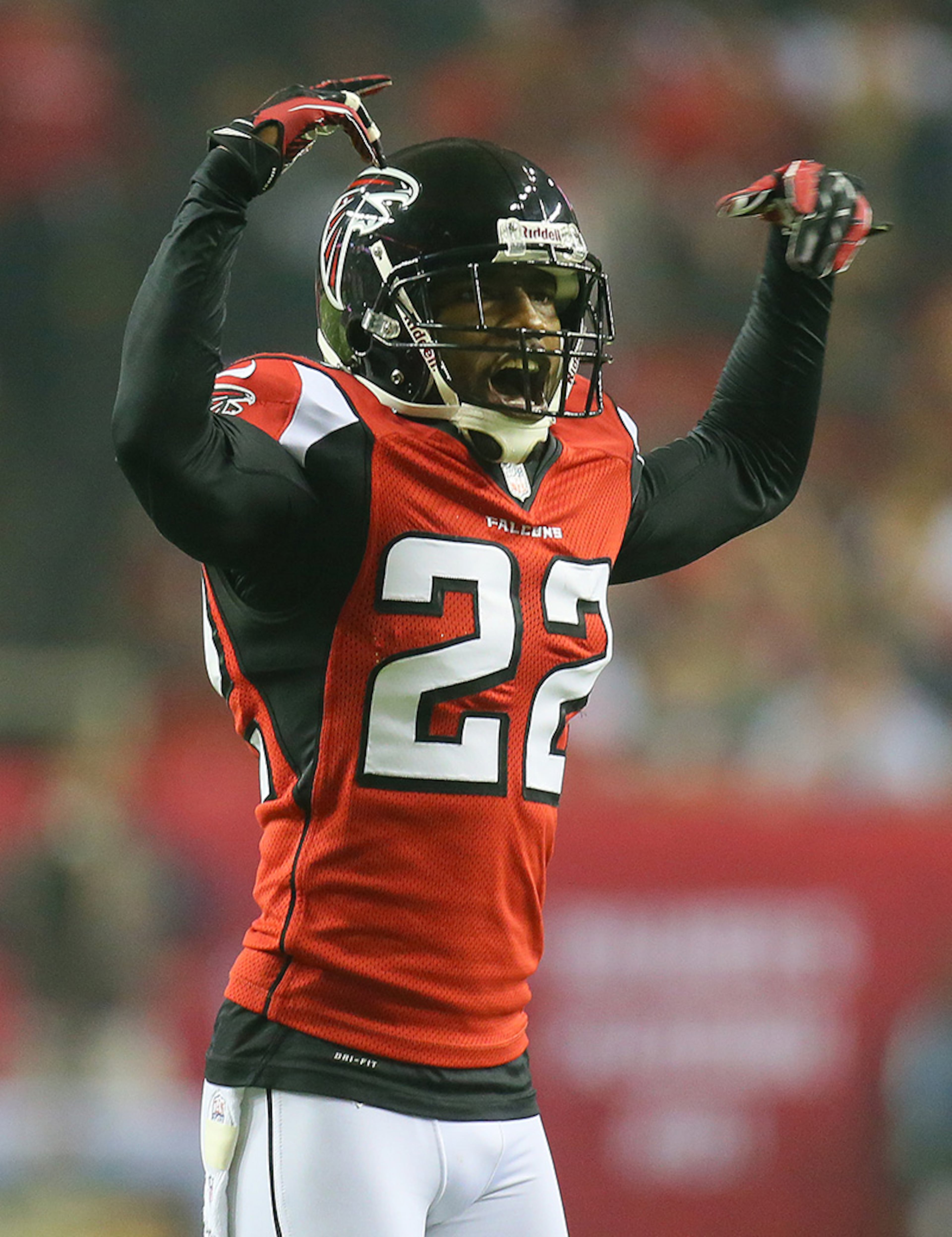 Cornerback Asante Samuel signed with the Falcons in 2012. (File photo)