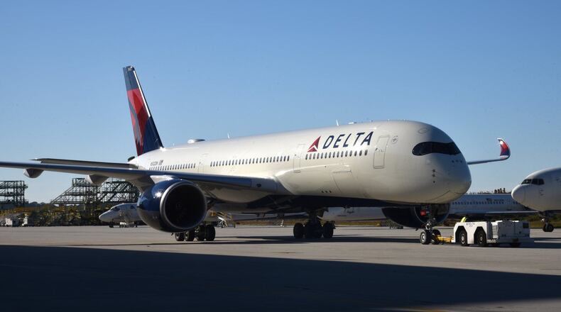 Delta's Airbus A350. (Hyosub Shin/Atlanta Journal-Constitution/TNS)