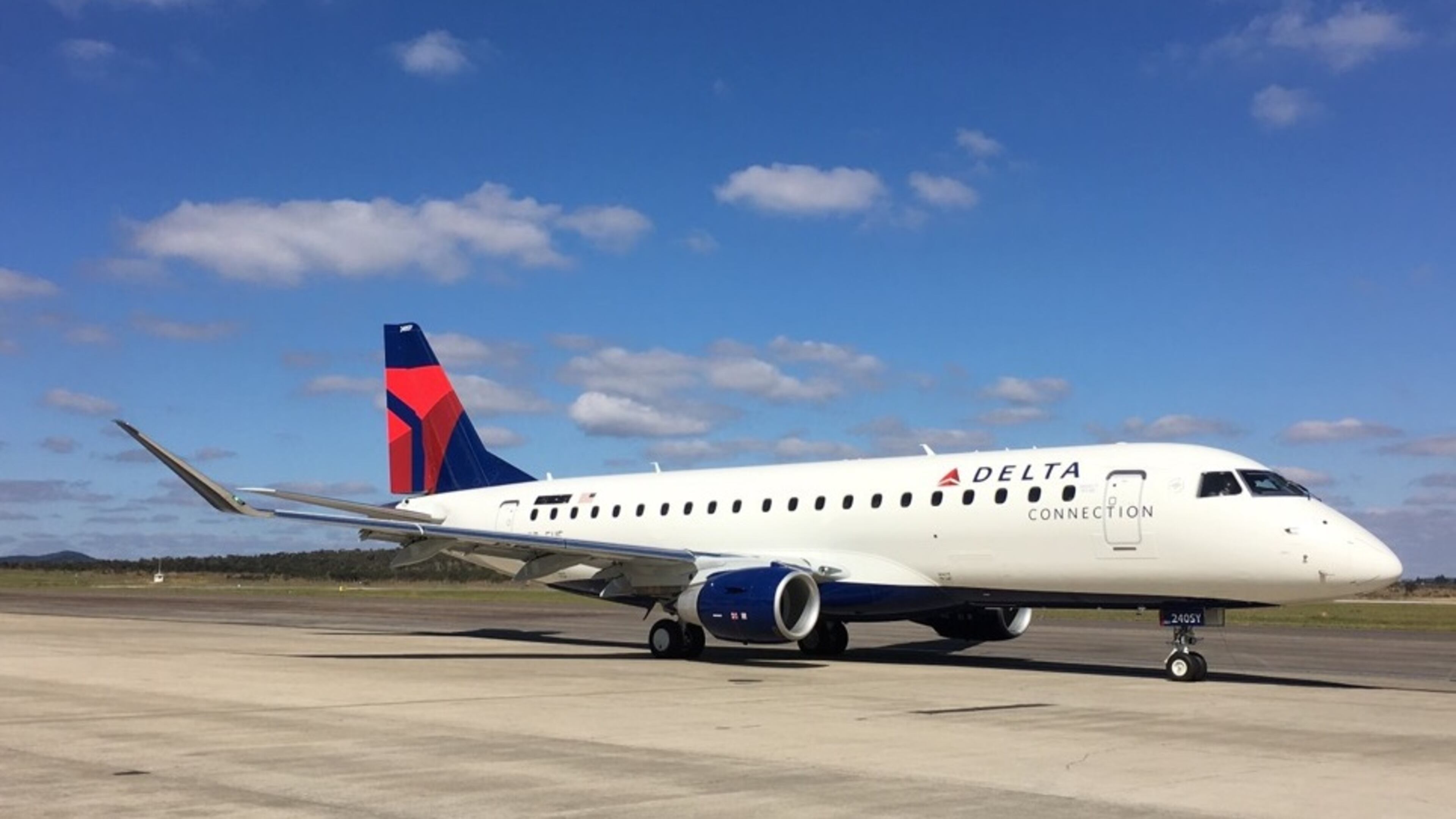 A SkyWest plane operating under the Delta Connection brand had to "perform a go-around when another aircraft became visible in their flight path,” according to a SkyWest statement. (Courtesy of SkyWest Airlines)