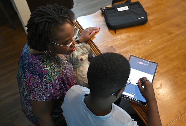 Jatoyia Armour feared her son may have been funneled into GNETS partly because he was Black. She says that during her court battle, a school official's testimony led her to believe that her 5-year-old was denied services because he was Black. (Hyosub Shin/AJC)