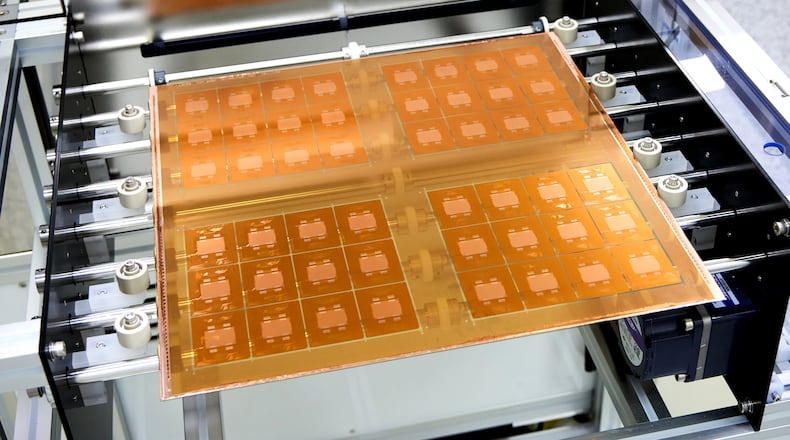 Absolics manufactures glass-based substrates, a semiconductor-related product, in Covington. It is one of several manufacturers that have announced investments in the U.S. since the Biden administration enacted the CHIPS and Science Act in 2022.