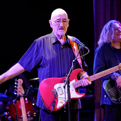 FILE - Dave Mason performs at City Winery in Chicago on Feb. 21, 2023. (Photo by Rob Grabowski/Invision/AP)