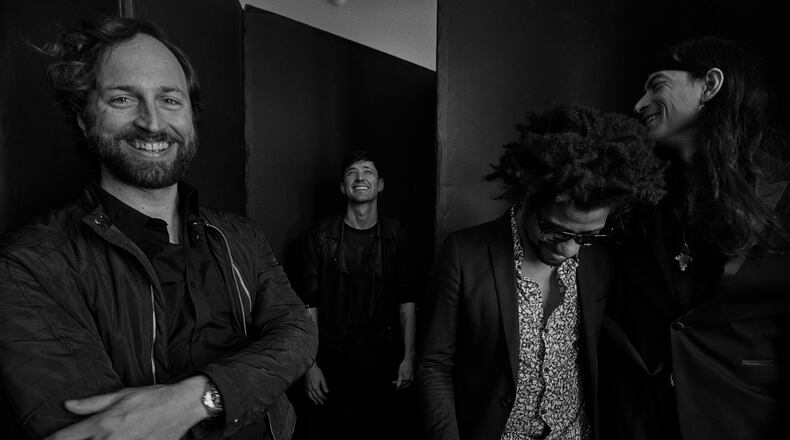 Lee Tesche, Ryan Mahan, Franklin James Fisher and Matt Tong of Algiers.