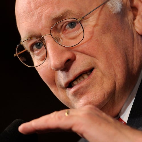 FILE -- In this June 1, 2009 file photo, former Vice President Dick Cheney speaks at the National Press Club in Washington. (AP Photo/Susan Walsh, File)