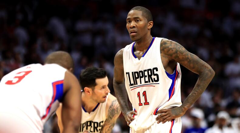 Jamal Crawford (11) of the Los Angeles Clippers look on during the second half of Game 7 of the Western Conference quarterfinals against the Utah Jazz at Staples Center at Staples Center on April 30, 2017 in Los Angeles, California. (Photo by Sean M. Haffey/Getty Images)
