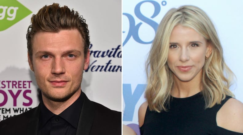 Melissa Schuman (right), a former member of pop group Dream, has accused Nick Carter of Backstreet Boys of rape.