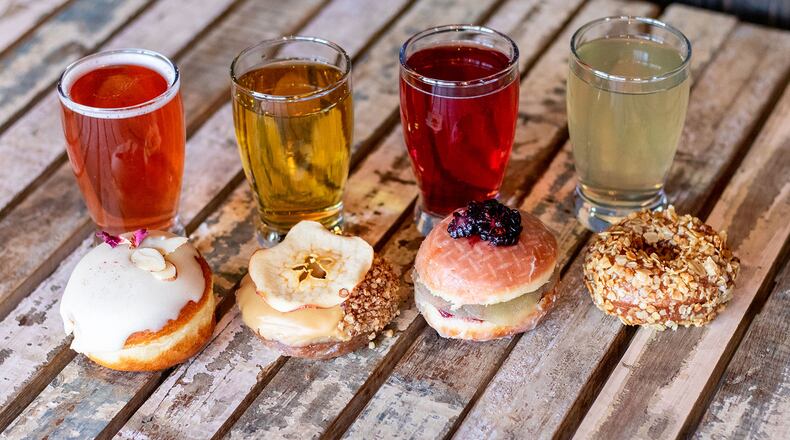 Doughnut Dollies and UrbanTree Cidery are teaming up for a pairing this month.