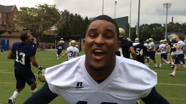 Georgia Tech running back Synjyn Days has a tough running style and perhaps a portal into the future.