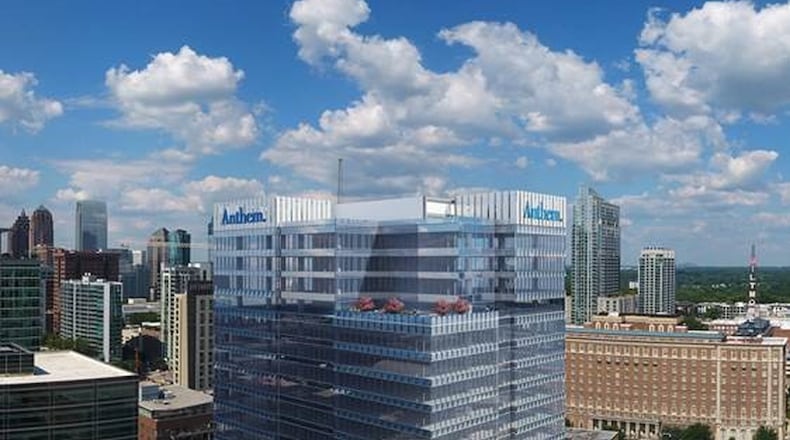 Developer Portman will develop a new 21-story office tower for health insurance giant Anthem at Technology Square in Midtown. SPECIAL