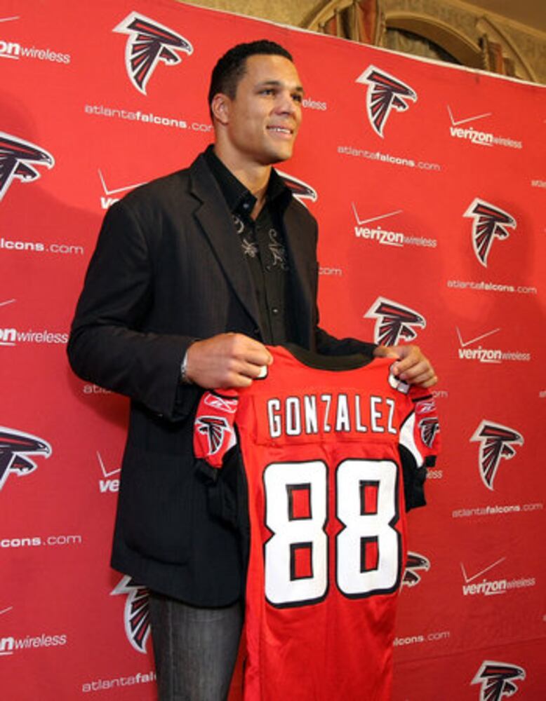 The newest Falcon: Tony Gonzalez