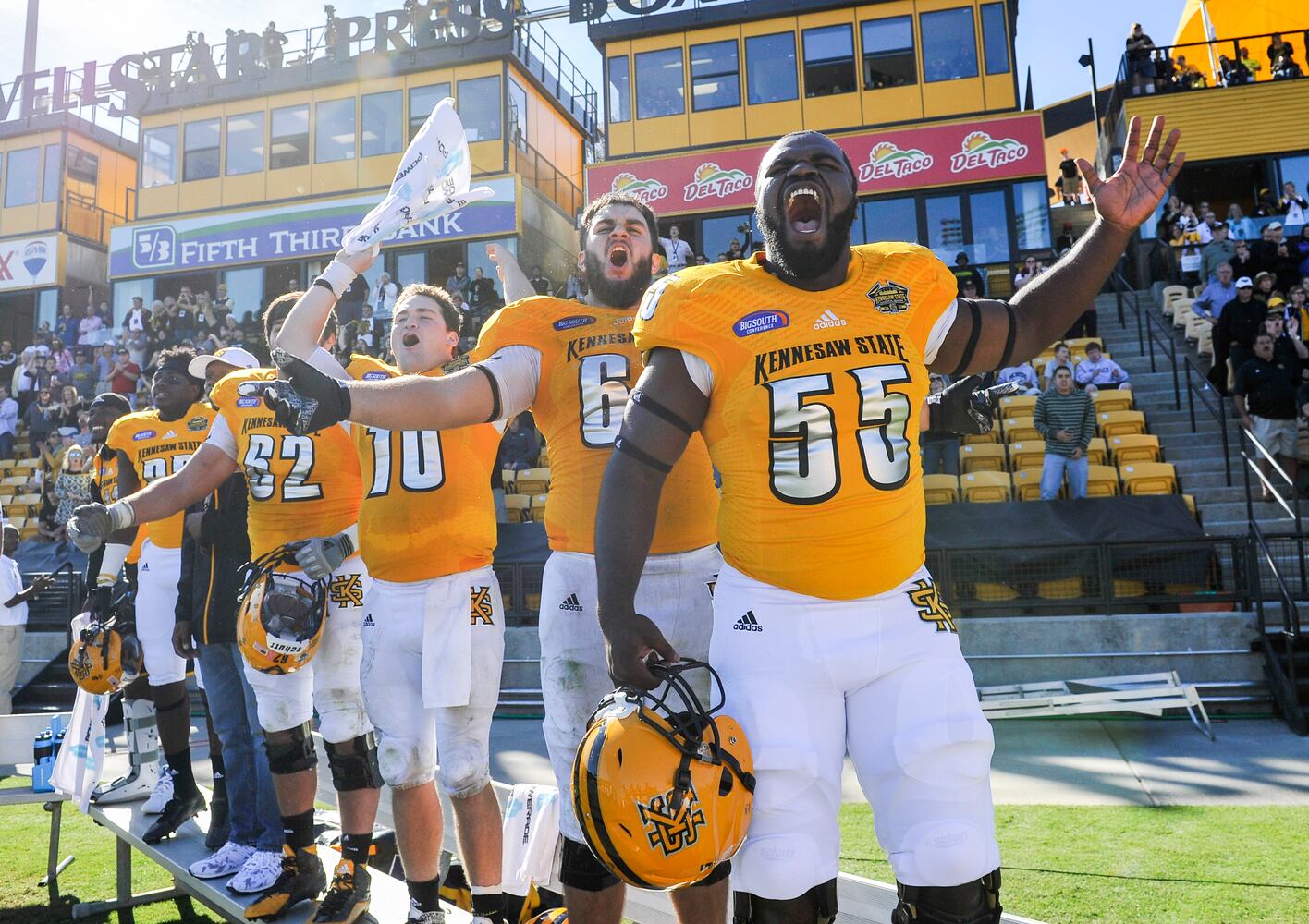 Owls celebrate historic win