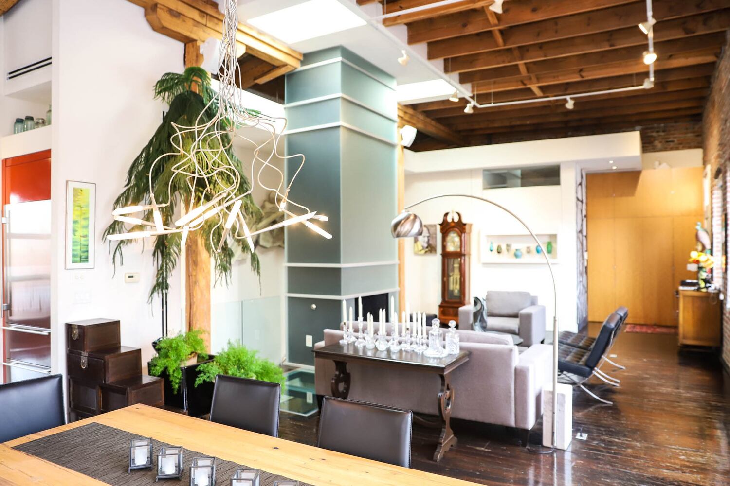 Couple creates stylish home from warehouse