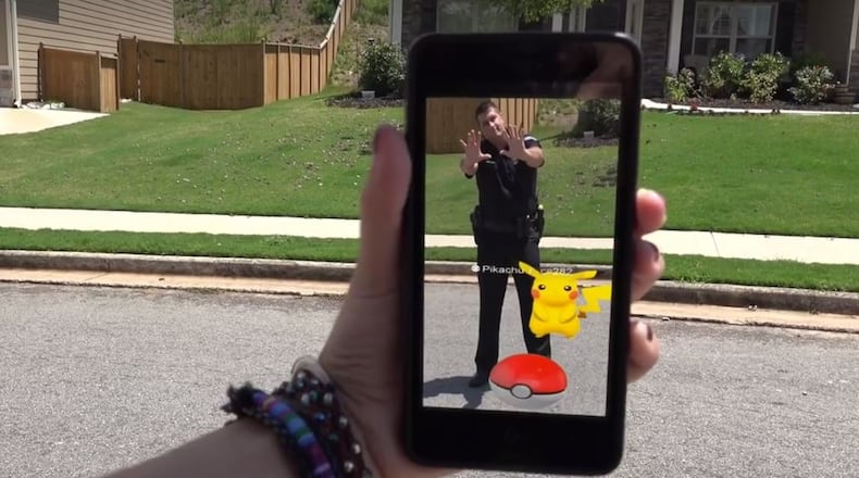 Alpharetta police posted a hilarious Pokemon Go warning video on their Facebook page Monday.