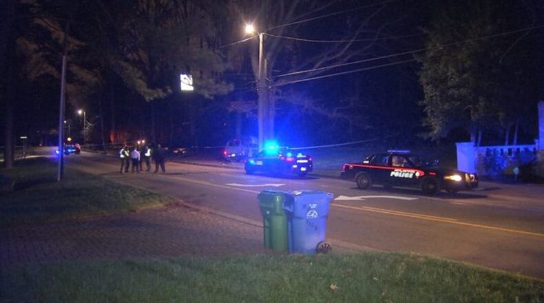 A man was killed in a crash in Buckhead early Friday.