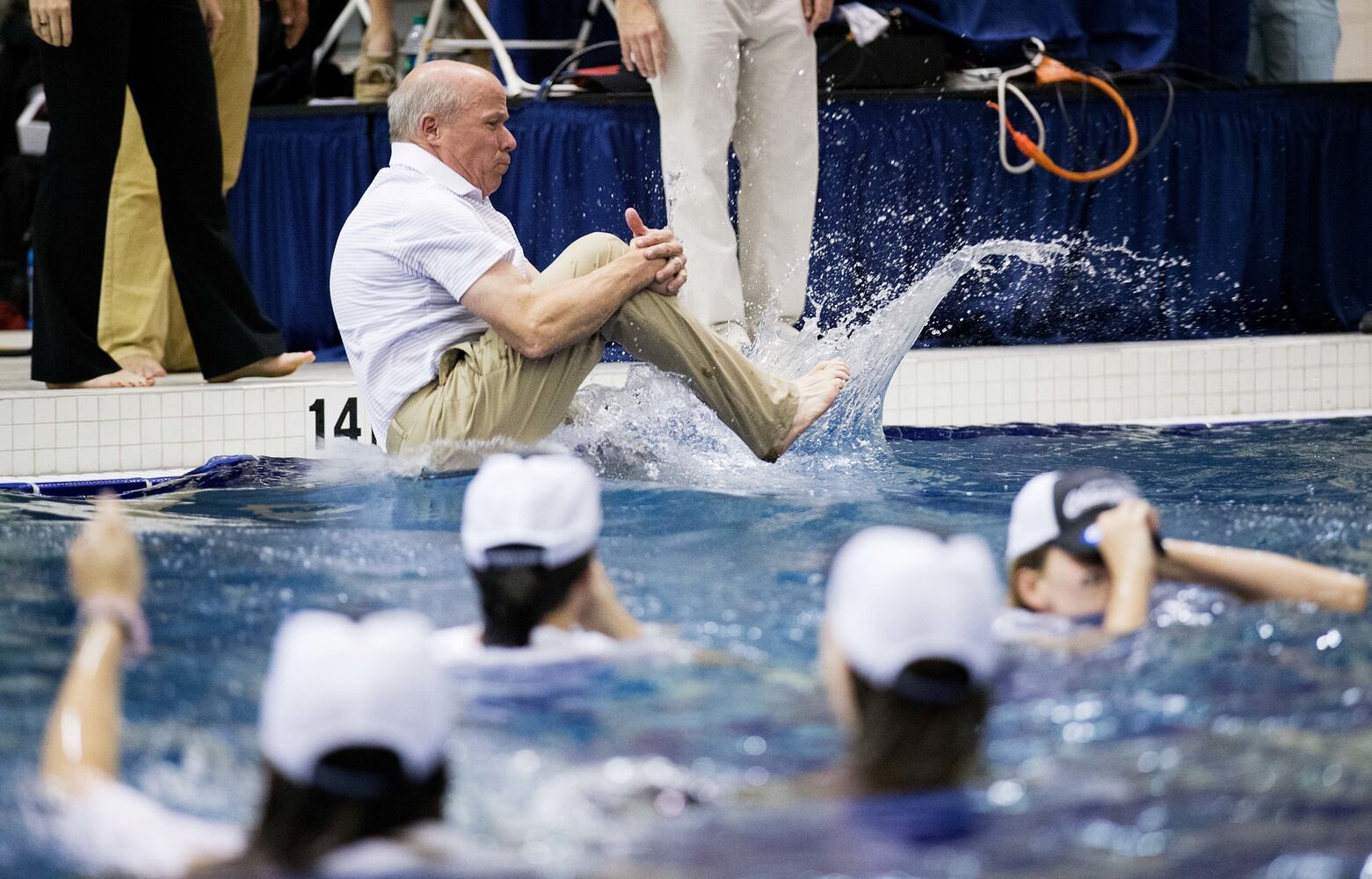 NCAA swimming and diving