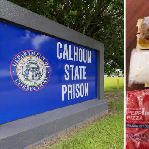 In 2020, the Georgia Department of Corrections announced that two of its officers had been arrested after they allegedly tried to smuggle methamphetamine and tobacco into Calhoun State Prison in Hot Pockets packages, according to a GDC news release at the time. The cases were later dismissed because the agency failed to submit the evidence for testing, according to District Attorney Joe Mulholland's office. (Left: Miguel Martinez/AJC; Right: Georgia Department. of Corrections)