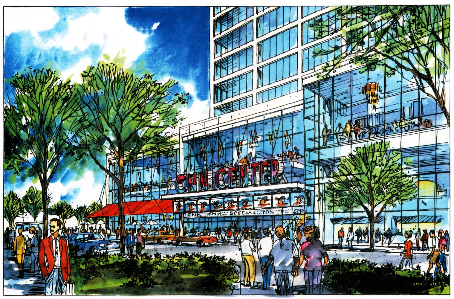 CNN Center and Turner Broadcasting through the years