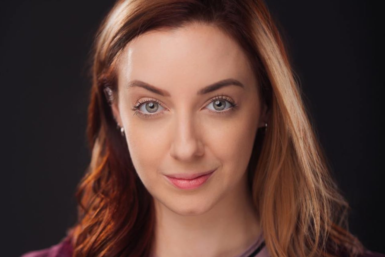 Davi Crimmins — a former on-air personality from "The Bert Show" who now does stand-up comedy — had her first child in January. (Courtesy)