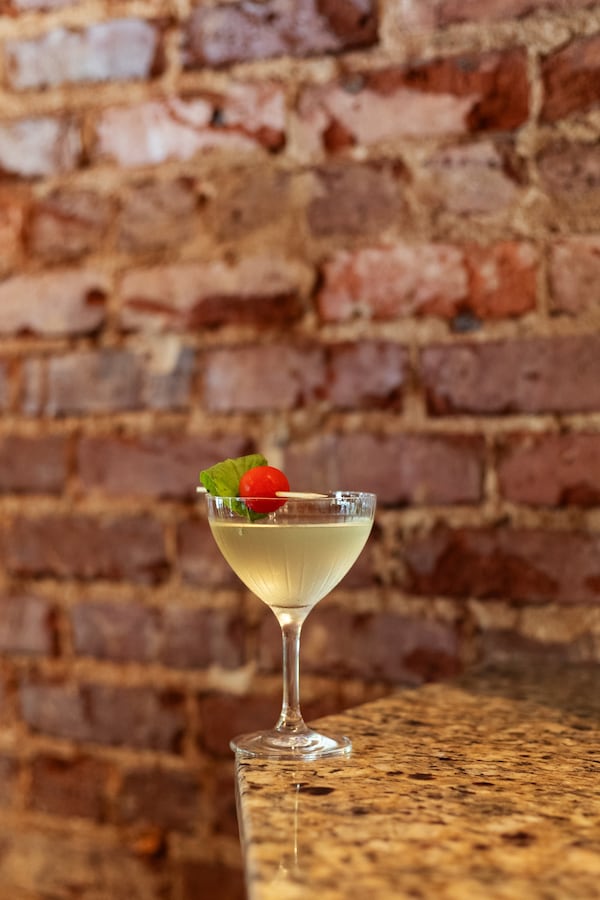 La Tavola uses Italian Moletto gin distilled with tomatoes in the Caprese Martini.(Courtesy of Fifth Group Restaurants)